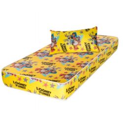 Colchon Looney Tunes 0,80x0,18 Con Almohada