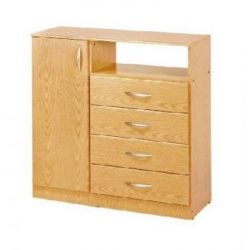 Chifonier Samba 4 Cajones 1 Puerta Rob-as 9216 Platinum