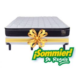 Conjunto Colchon 1,60 Adelle Pt King Koil + Sommier 1,60 Elite Contour King Koil